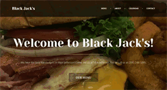 Desktop Screenshot of blackjackspubandgrill.com